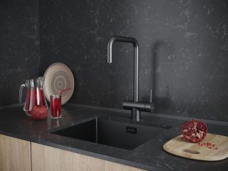 Смеситель для кухни Paulmark Wetter We213030-GM воронёная сталь